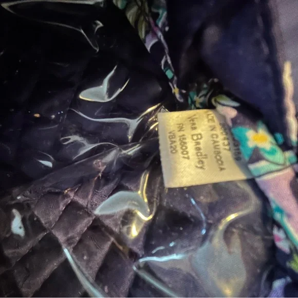 Vera Bradley Quilted Cosmetic Bags French Paisley Pattern - Picture 4 of 5